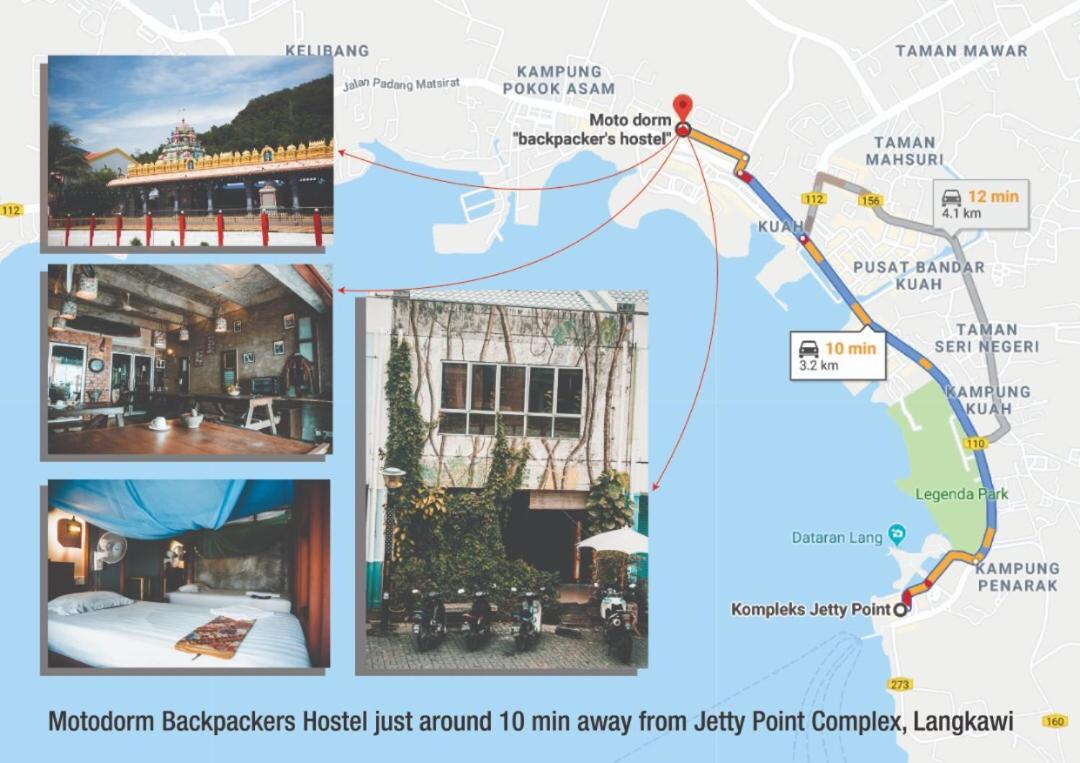Hostel Motodorm Langkawi Kuah Exterior foto